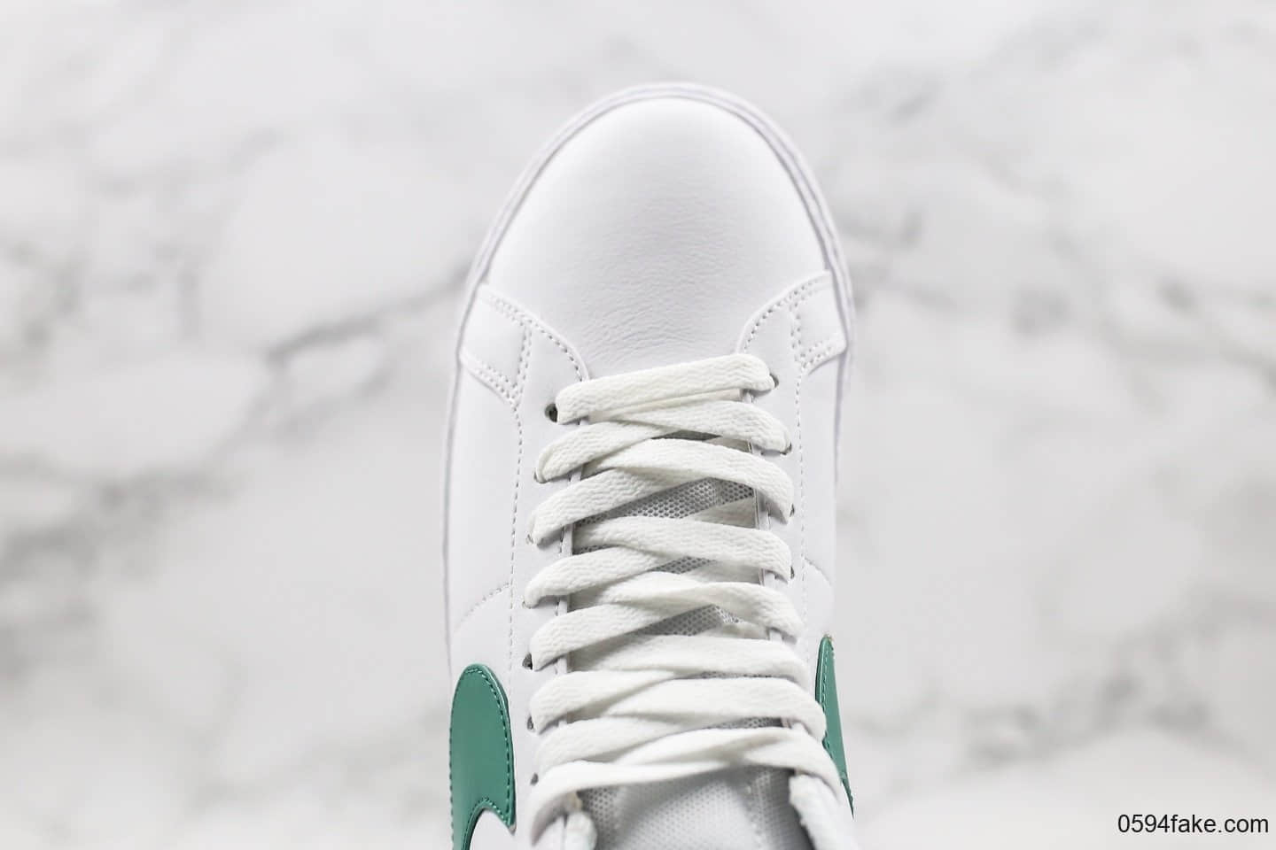 耐克NIKE SB ZOOM BLAZER MID PRM纯原版本中帮开拓者绒毛尾巴绿钩原厂面料原档案数据开发 货号:CJ6983-100