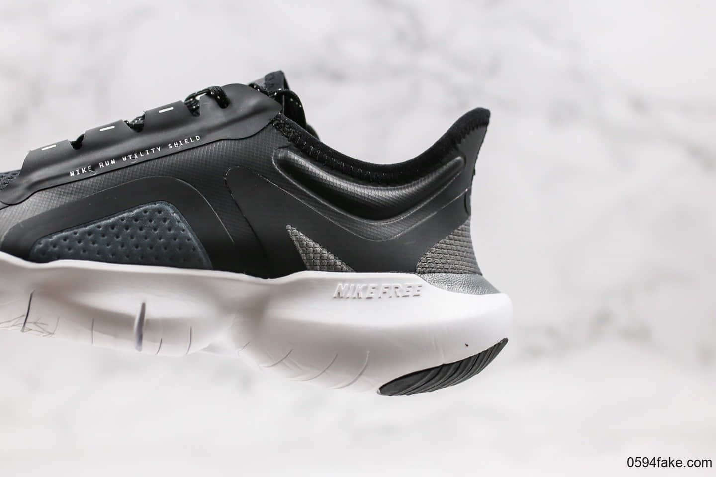 耐克Nike Free RN 5.0 2019 SHIELD纯原版本赤足5.0黑灰色原档案数据开发原盒原标 货号:BV1223-002