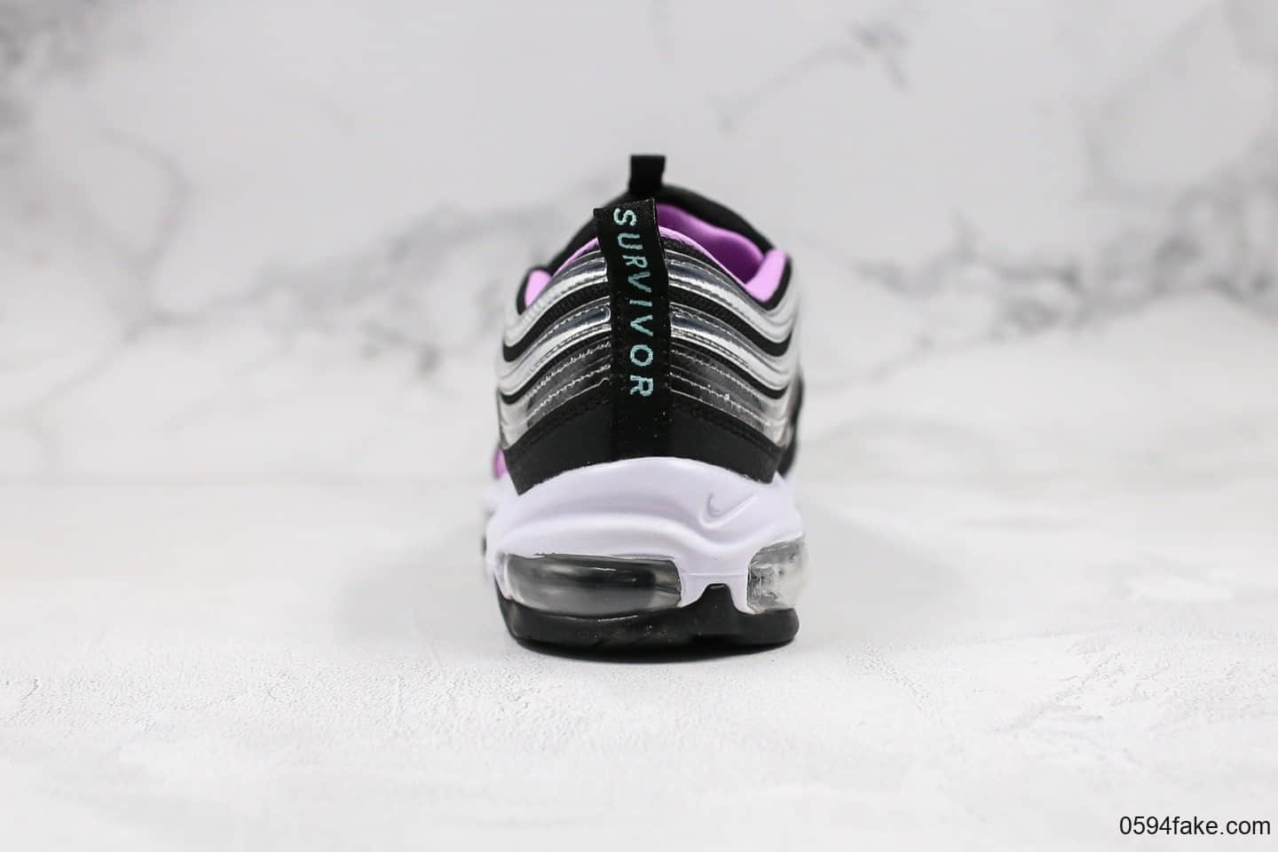 耐克Nike Air Max 97 Doernbecher纯原版本慈善限定Max 97子弹气垫鞋黑紫色内置可视全掌真气垫原盒原标 货号:BV7114-001