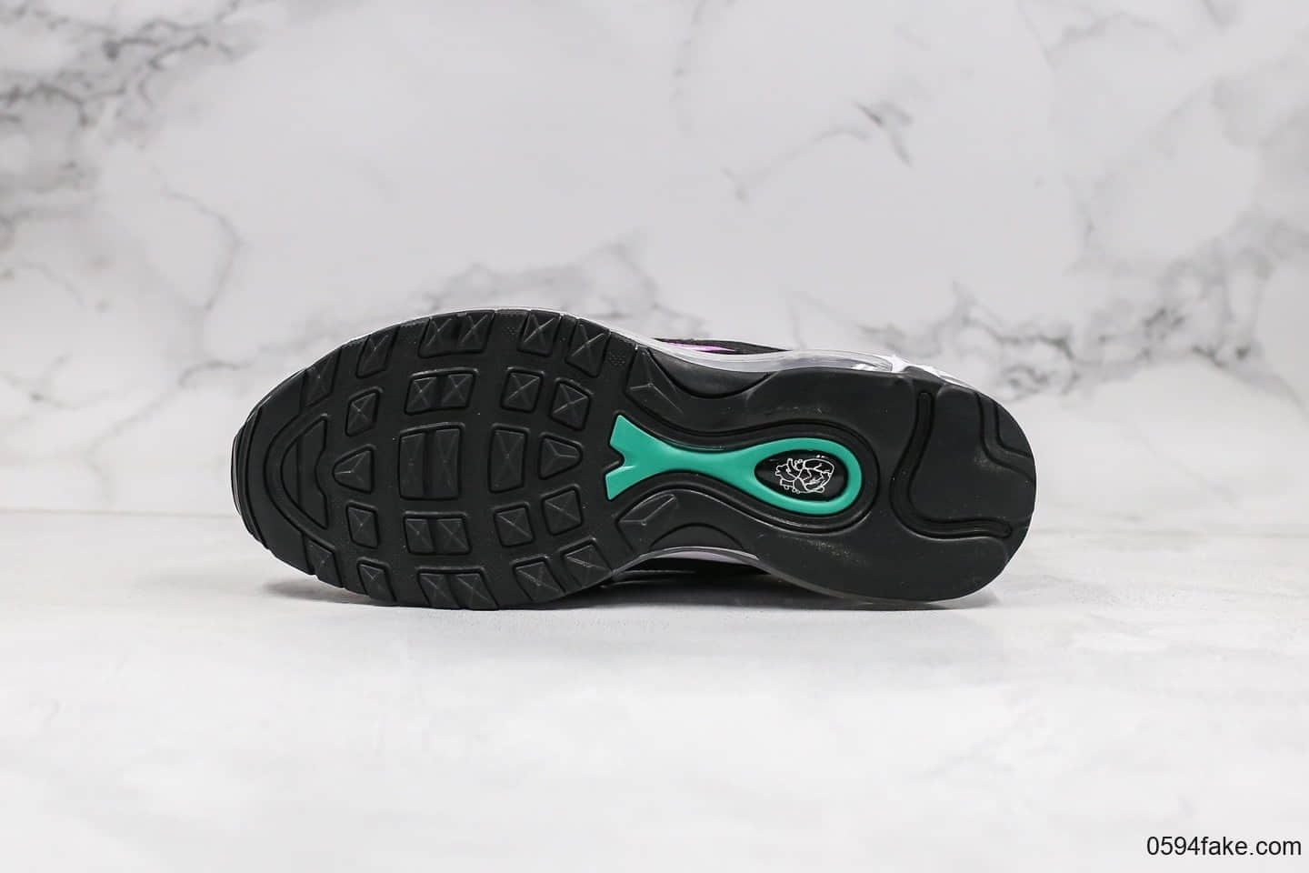 耐克Nike Air Max 97 Doernbecher纯原版本慈善限定Max 97子弹气垫鞋黑紫色内置可视全掌真气垫原盒原标 货号:BV7114-001