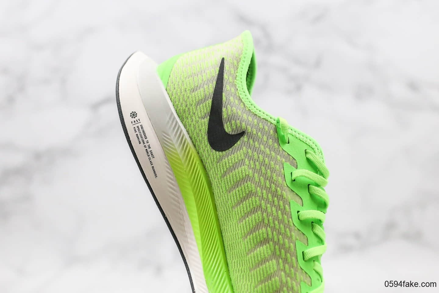 耐克Nike Air Zoom Pegasus 36纯原版本飞马36马拉松跑步鞋黑绿配色原材料拼接OEM代工厂标准原盒原标 货号:AT2863-300
