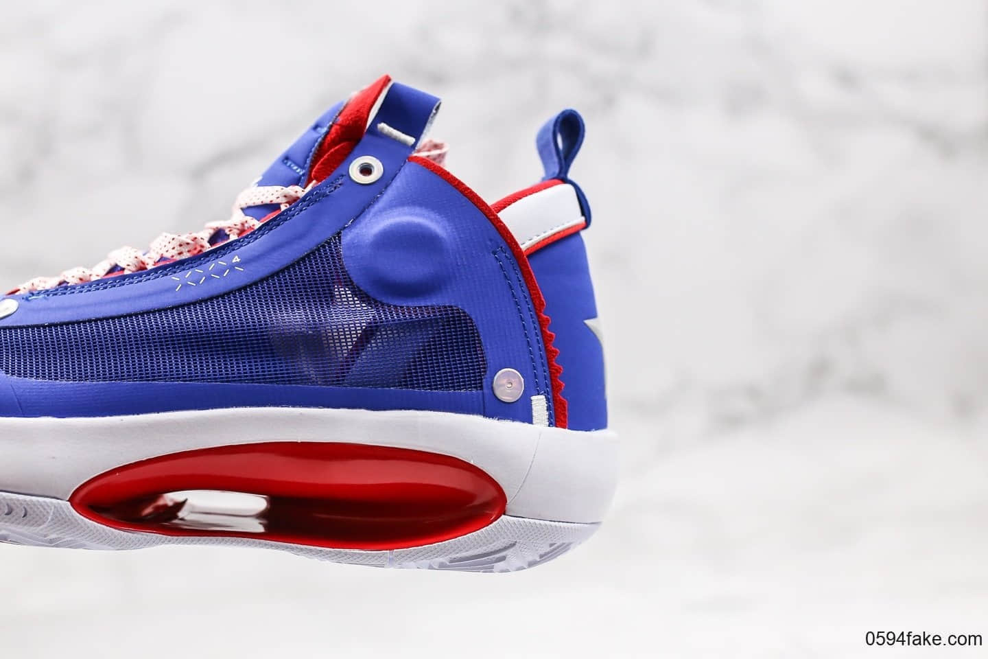 乔丹Air Jordan 34公司级版本实战篮球鞋AJ34红蓝白配色原装原盒包装 货号:BQ3381-123