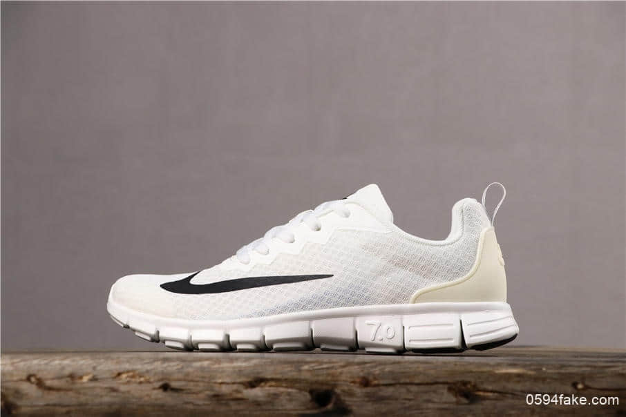 NIKE HTM2 RUN BOOST LOW TZ 耐克赤足7.0白黑真标网面运动鞋 (ID:2942) - 图片1