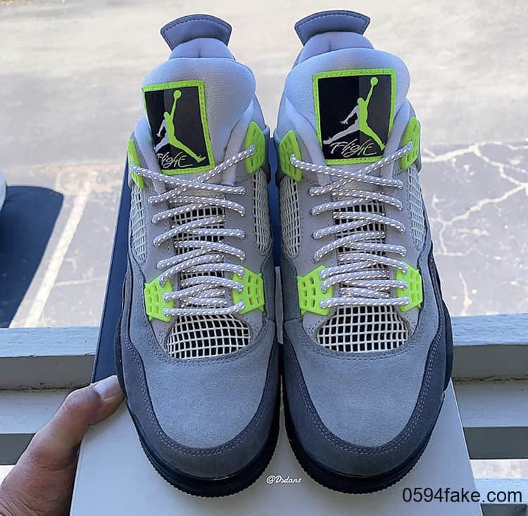重现超人气配色!全新 Air Jordan 4 “Neon”将于3月21日发售! 货号:CT5342-007