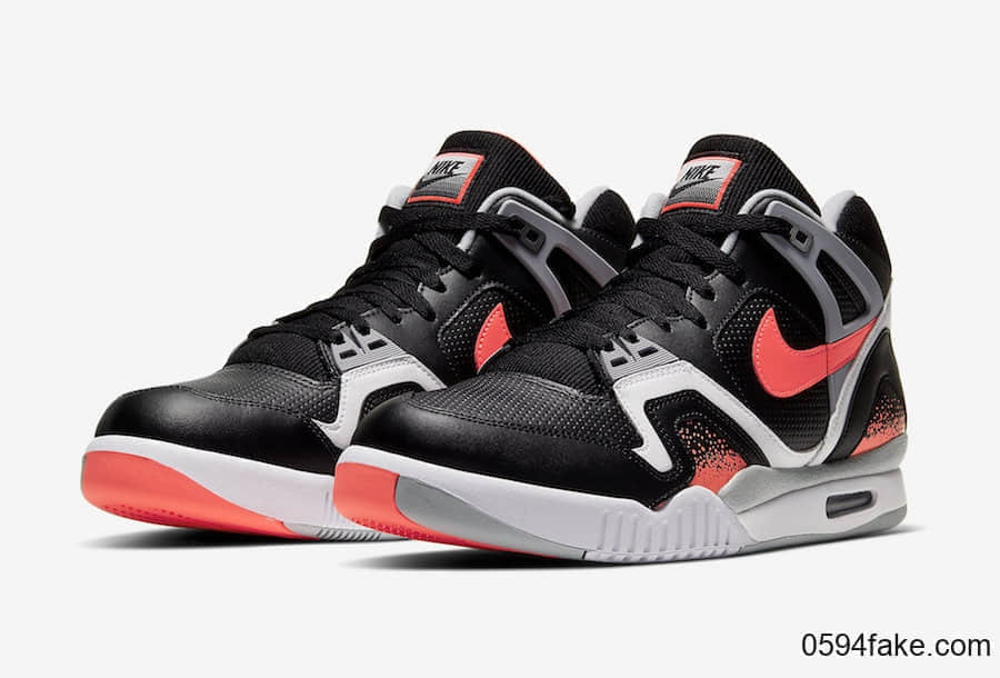 经典配色反转！Nike Air Tech Challenge 2“黑熔岩”后天发售！ (ID:29736) - 图片1