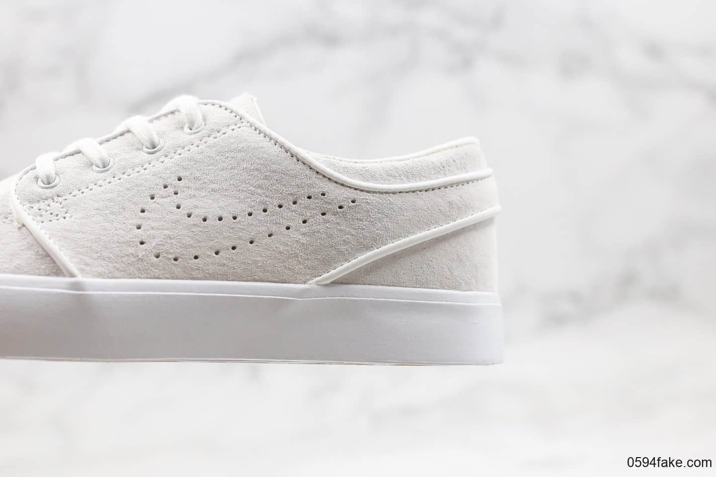 耐克Nike SB Zoom Janoski Rm公司级版本低帮SB板鞋全麂皮面料白黄色内置Zoom气垫高清洁度鞋面 货号:CD6612-109
