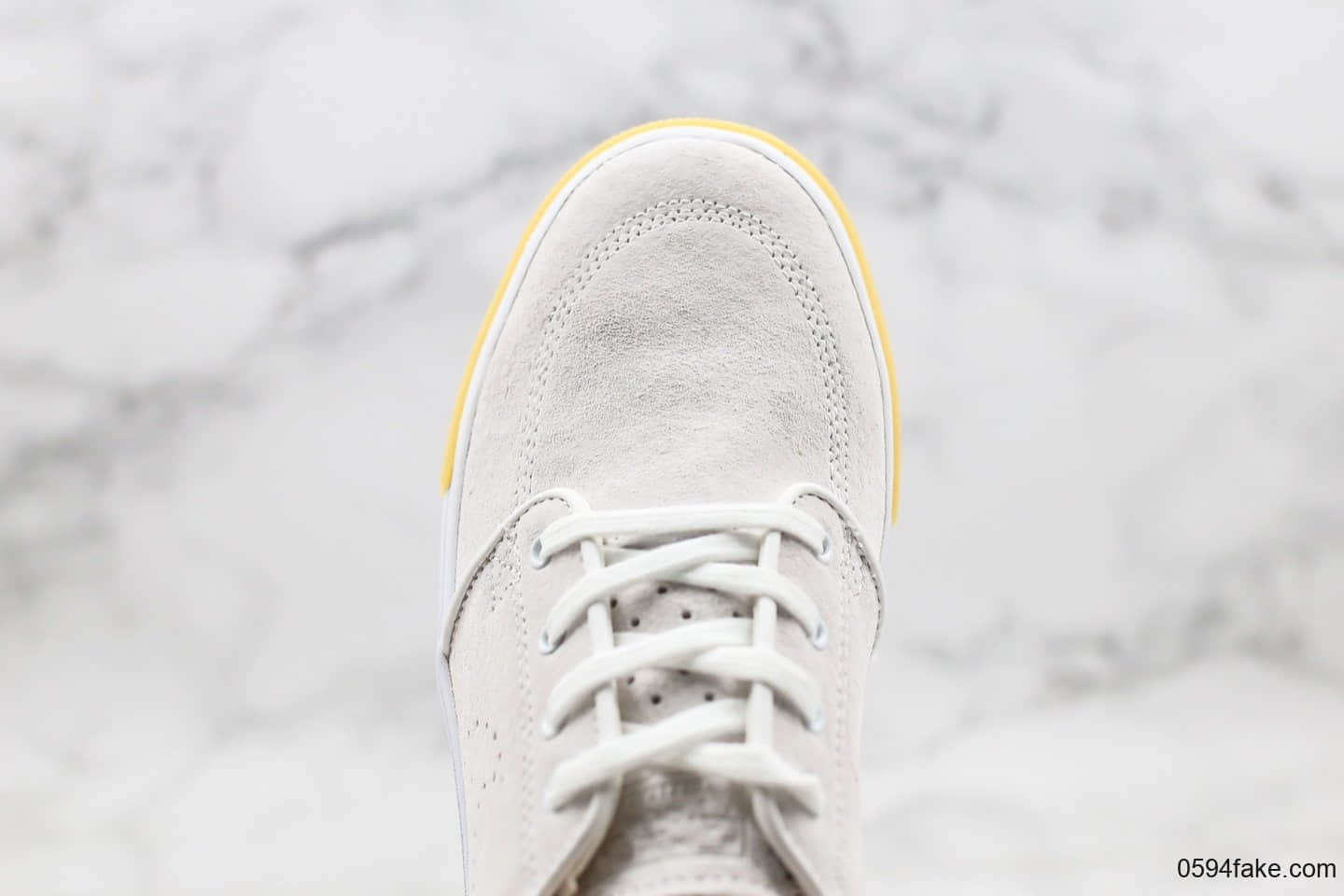 耐克Nike SB Zoom Janoski Rm公司级版本低帮SB板鞋全麂皮面料白黄色内置Zoom气垫高清洁度鞋面 货号:CD6612-109