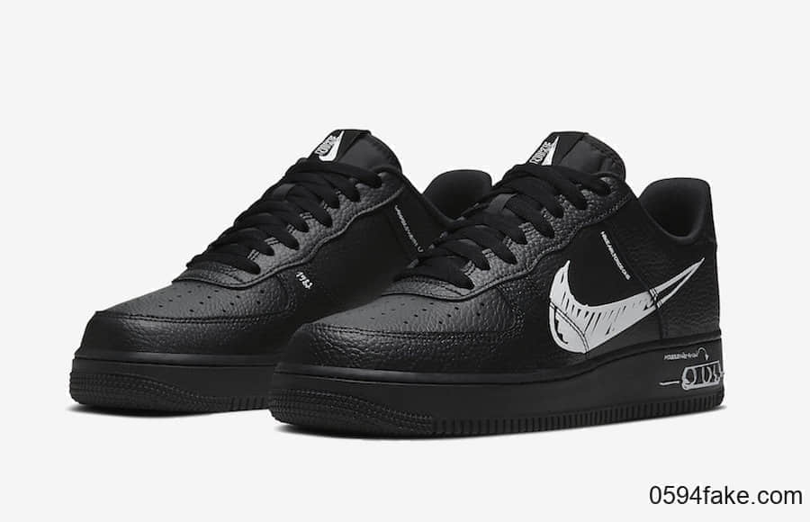 全新手稿 AF1 Low“Sketch”释出官图！满满二次元风格！ (ID:29954) - 图片1