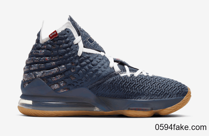 低调海军蓝！Nike LeBron 17 全新配色曝光！ 货号：CD5056-400