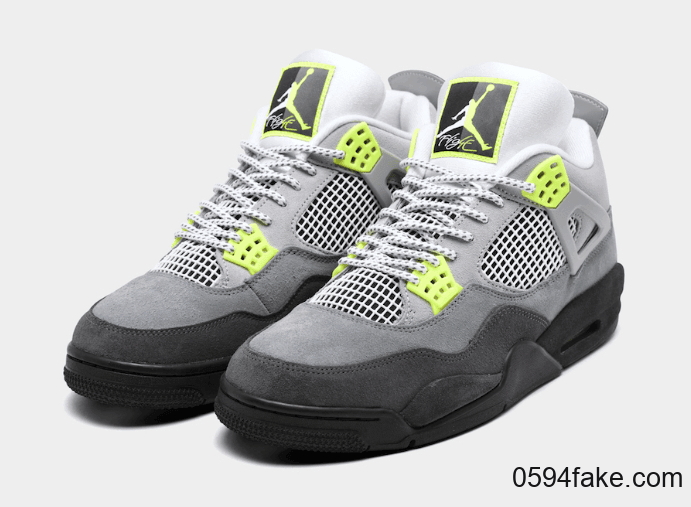 Air Jordan 4 “Neon” 最新实物曝光！下周发售！ (ID:30244) - 图片1