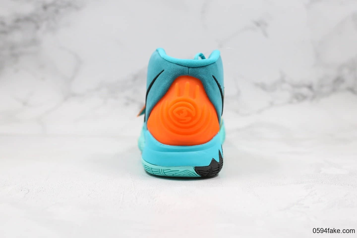 耐克Nike Kyrie 6公司级版本欧文6代篮球鞋蓝橙配色带鞋盒钢印 货号:BQ4631-300