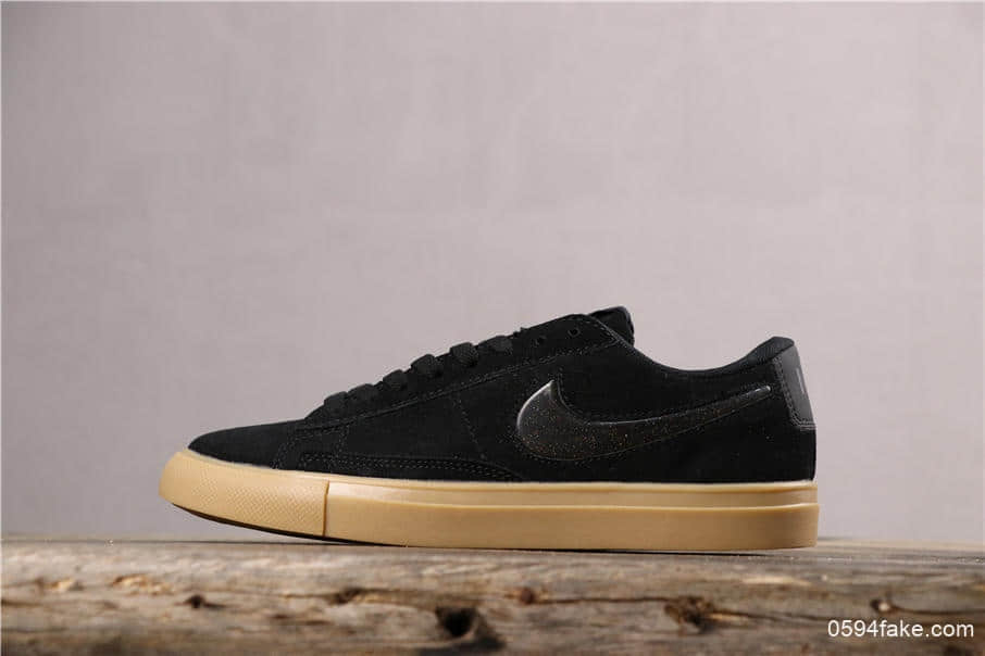 Nike Blazer Low 耐克真标高品质开拓者全黑果冻勾 (ID:3070) - 图片1