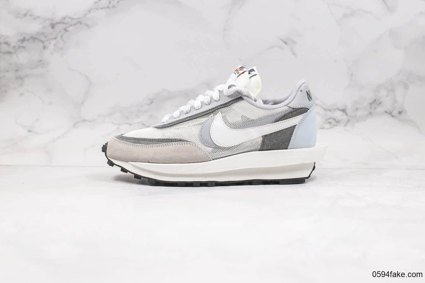 耐克Nike LVD Waffle Daybreak x Sacai纯原版本华夫联名款解构美学灰色正确组合鞋底原盒原标 货号:BV0073-100