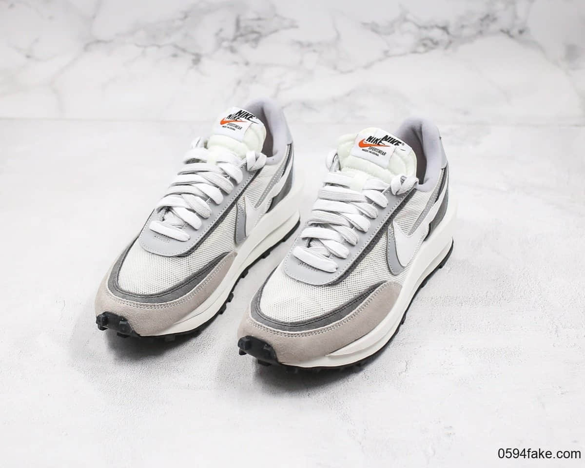 耐克Nike LVD Waffle Daybreak x Sacai纯原版本华夫联名款解构美学灰色正确组合鞋底原盒原标 货号:BV0073-100