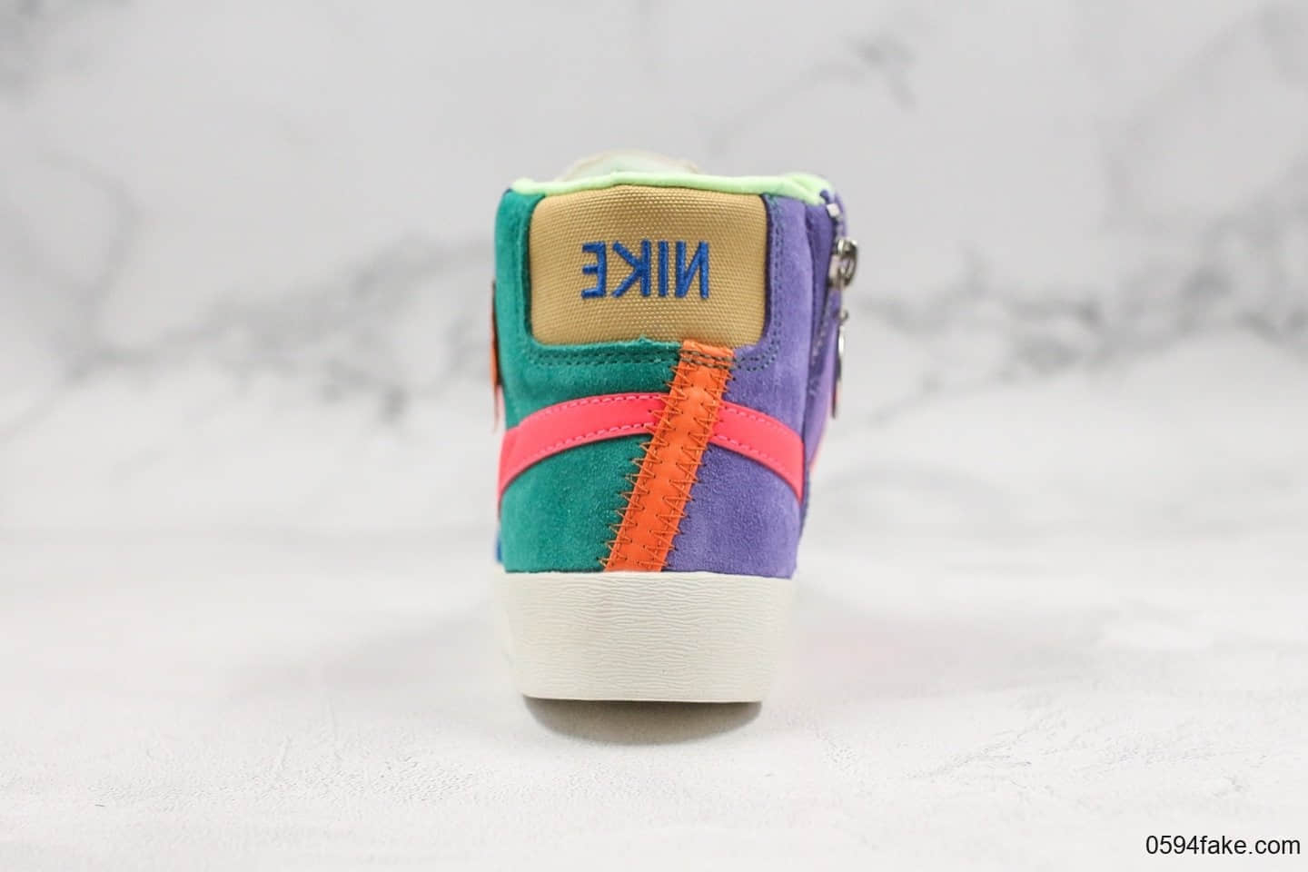 耐克Nike Blazer Mid纯原版本中帮开拓者马卡龙板鞋原档案数据开发原楦头纸板打造 货号:CQ7786-561