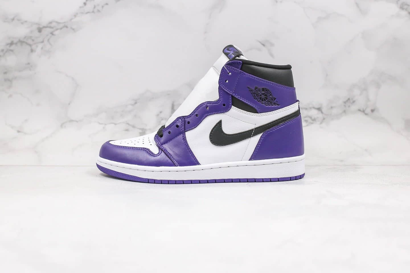 乔丹AirJordan 1 Retro High纯原版本高帮AJ1紫脚趾配色原楦头纸板打造正确后跟定型 (ID:31518) - 图片1