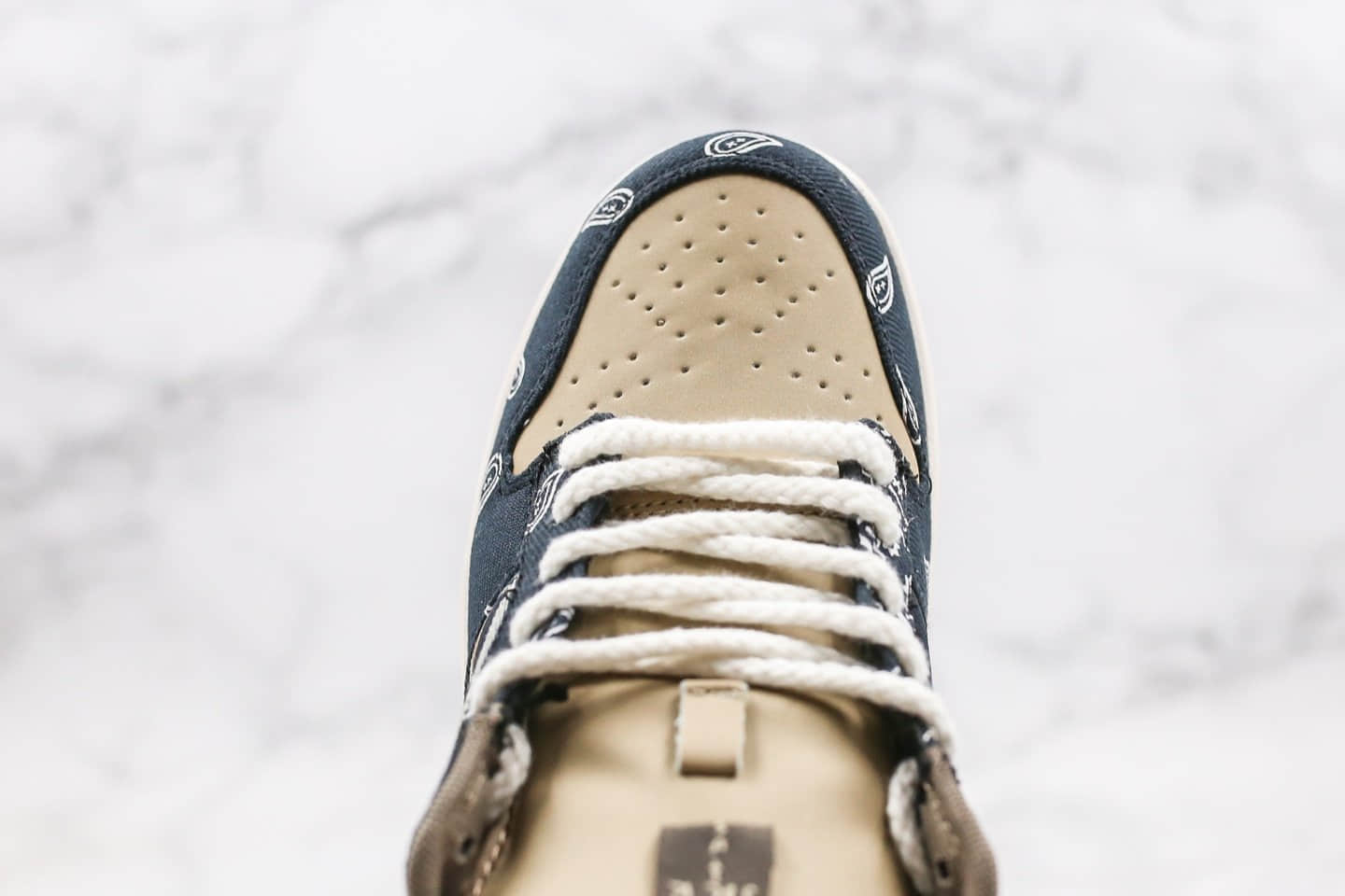 耐克Travis Scott x Nike SB Dunk Low纯原版本联名款DUNK腰果花配色原盒配件齐全原档案数据开发 货号:CT5053-001