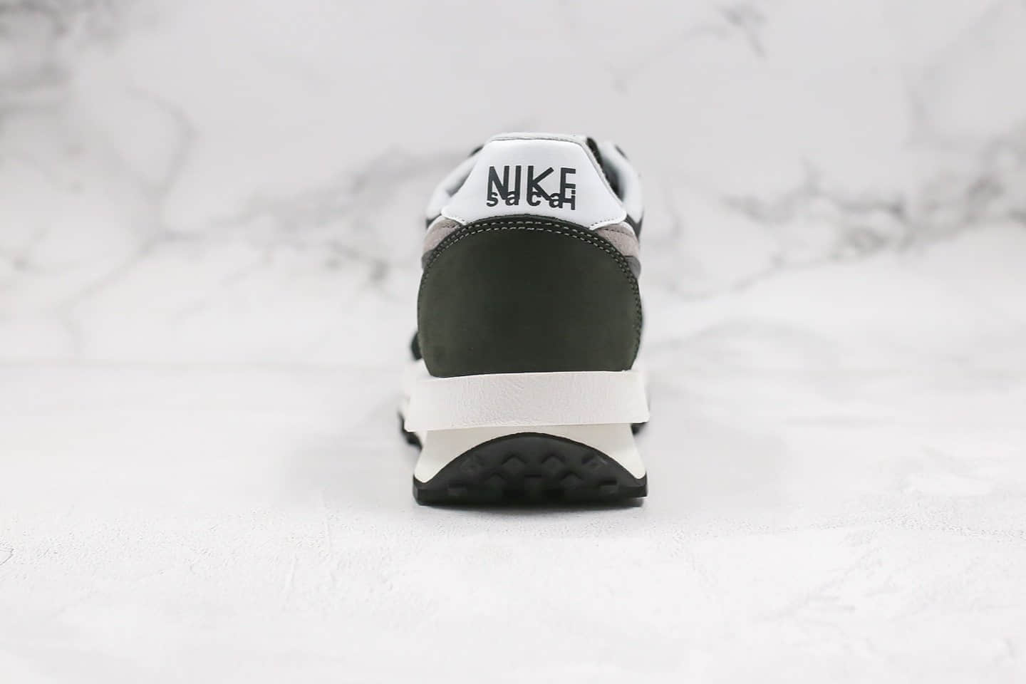 耐克Nike LDV Waffle x Sacai联名款纯原版本华夫重叠设计双钩跑鞋黑灰色原盒原标正确鞋面材质 货号:BV0073-001