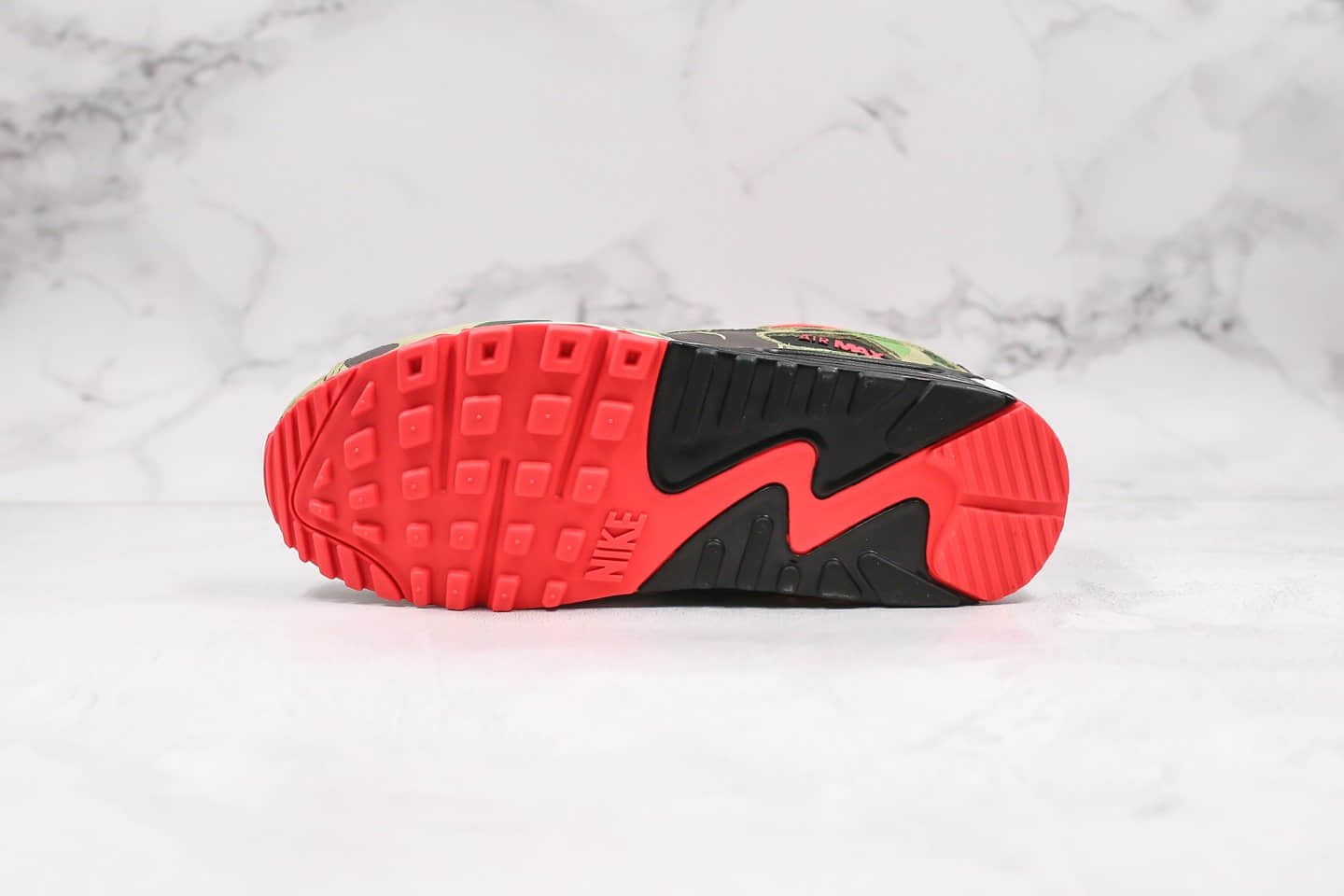 耐克Nike Air Max 90 Reverse Duck Camo纯原版本气垫鞋Max90反转猎鸭迷彩配色真实气垫正确鞋面材质 货号:CW6024-600