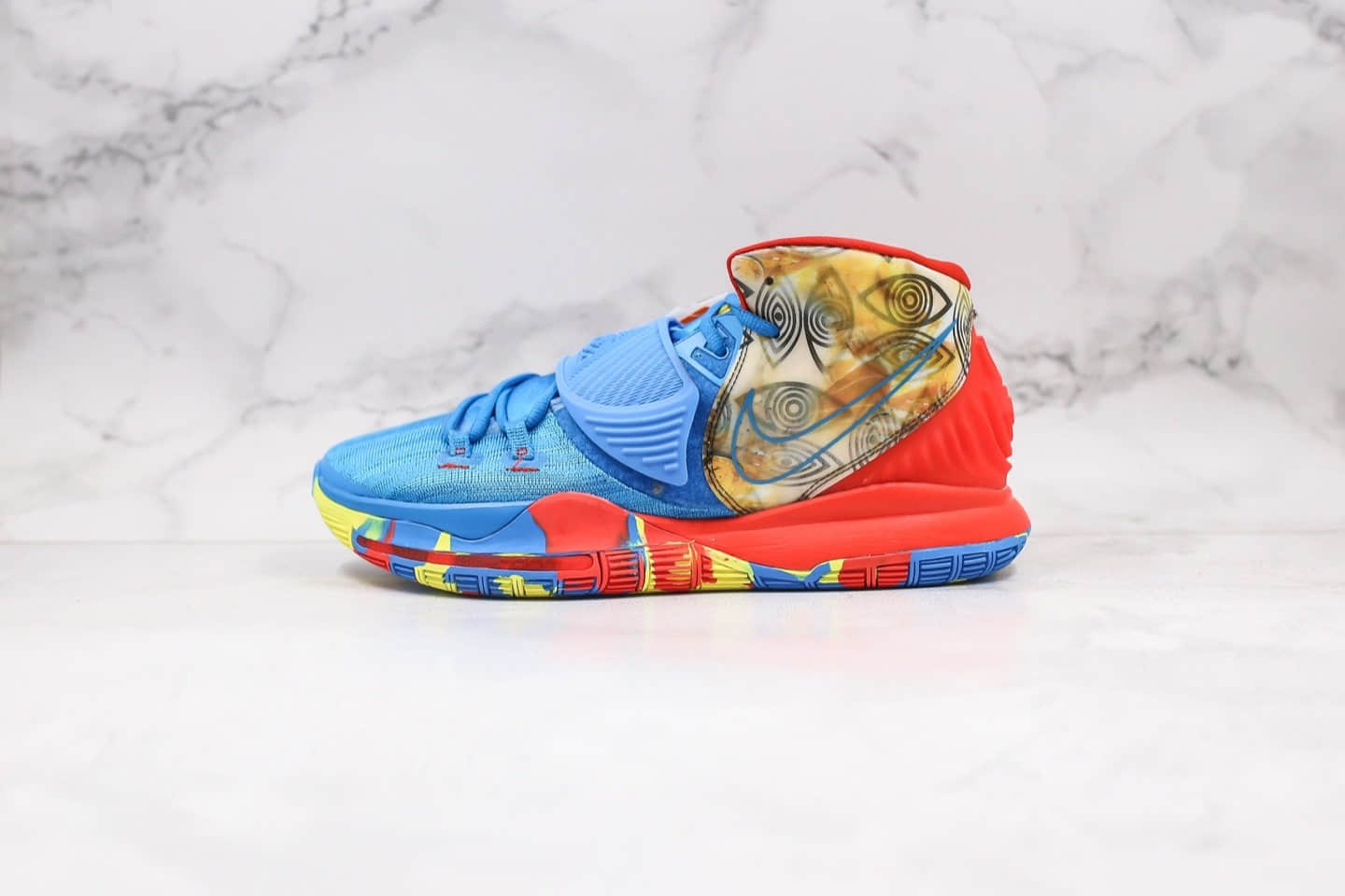 耐克Nike Kyrie 6 Pre-Heat Guangzhou纯原版本欧文6代城市限定广州配色内置气垫支持实战一比一开发 货号:CQ7634-409