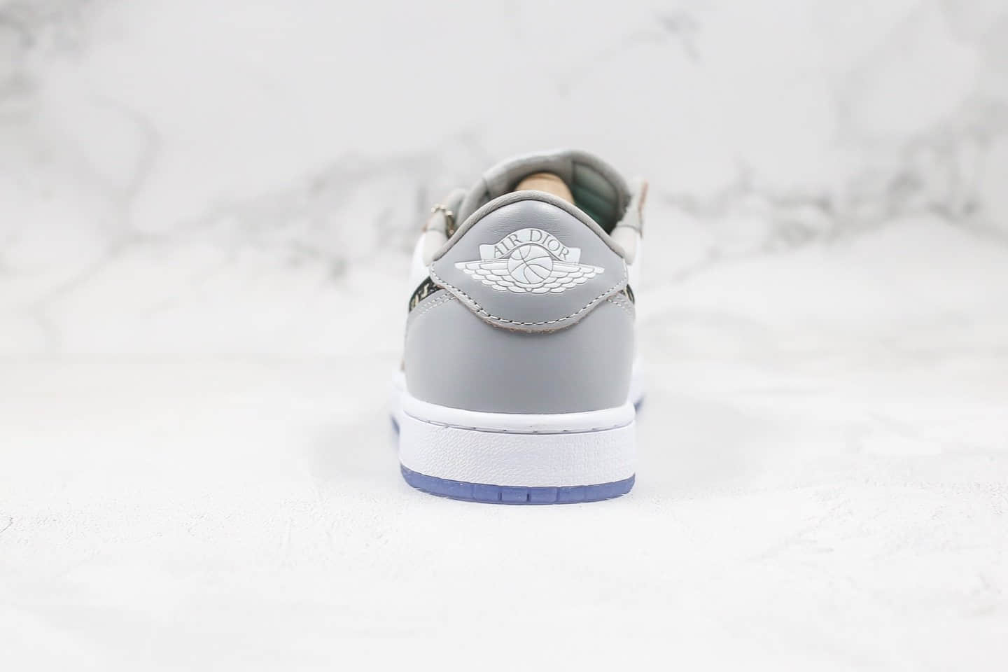 乔丹Air Jordan 1 High OG Grey x Dior联名款纯原版本低帮AJ1灰黑色原盒原标原档案数据开发 货号:CN8608-002