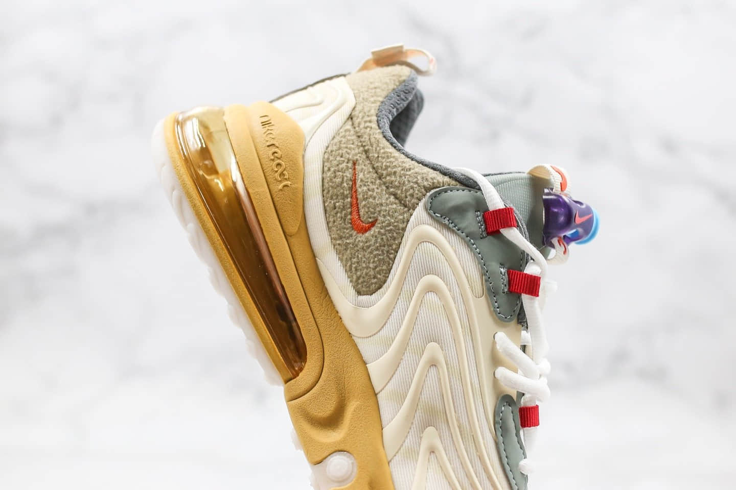 耐克Nike Air Max 270 DC2纯原版本三代Max270气垫鞋棕色内置全掌React缓震大底原楦头纸板一比一打造 货号:CT2864-400