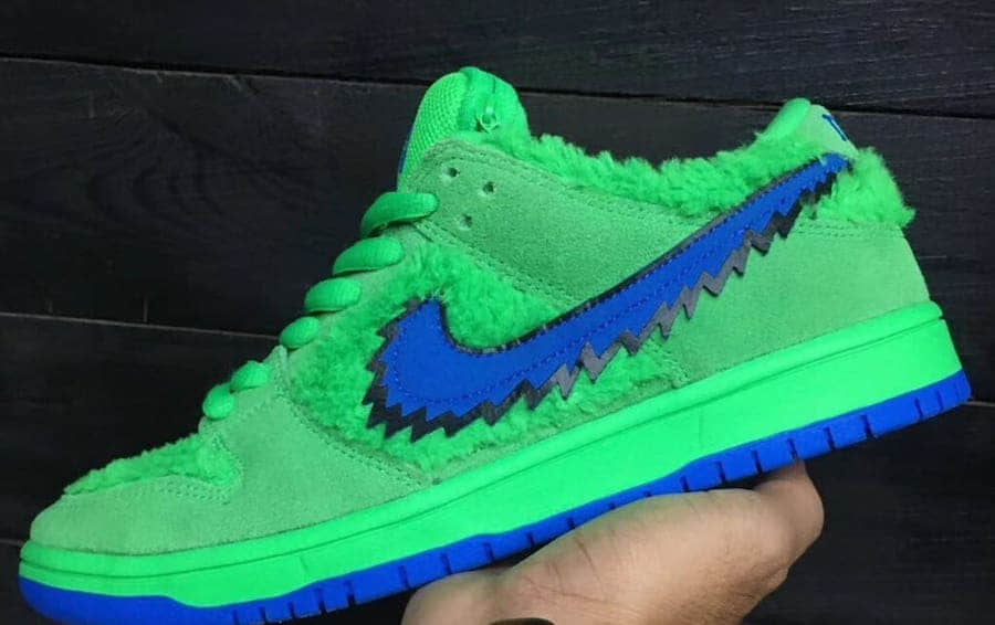 摇滚小熊!全新Nike SB Dunk Low Grateful Dead Bears实物图首曝光!