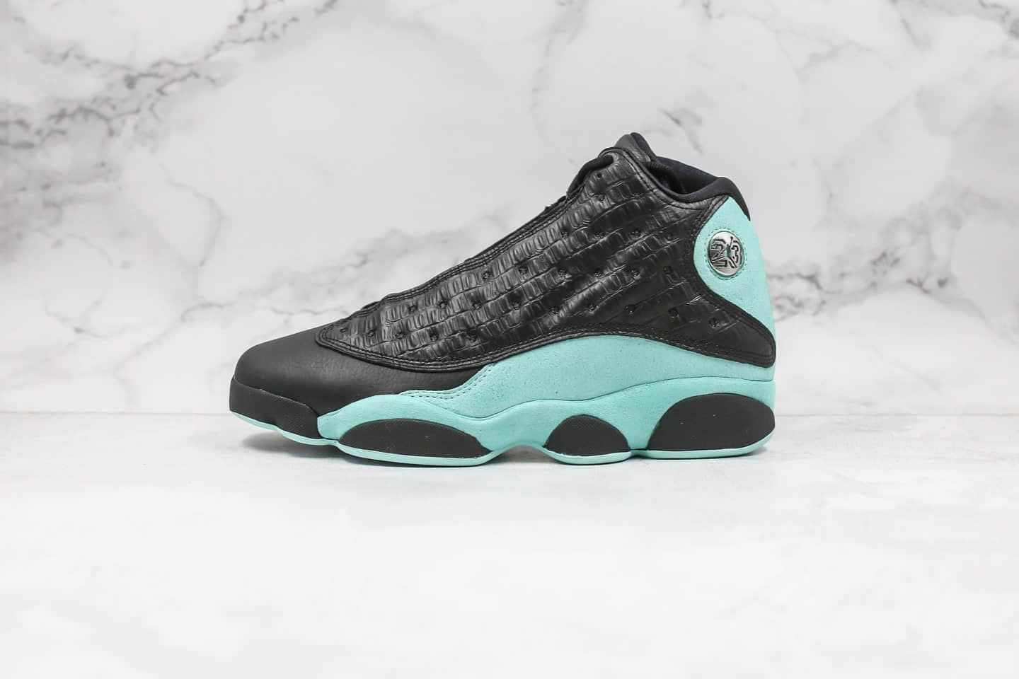 乔丹Air Jordan 13 Retro Island Green纯原版本蒂芙尼鳄鱼纹AJ13原盒原标内置碳板 (ID:32134) - 图片1