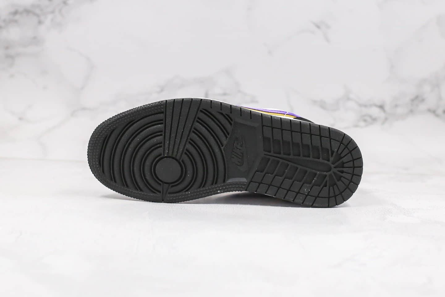 乔丹Air Jordan 1 Low纯原版本低帮AJ1黑紫蓝色原盒原标正确后跟定型 货号:CJ9216-051