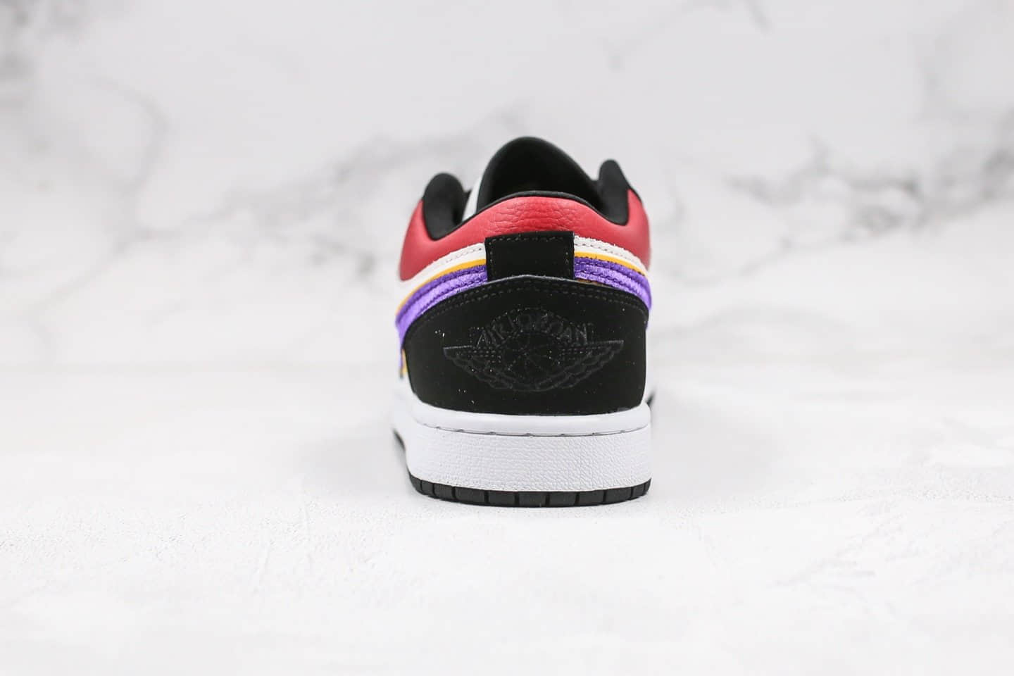 乔丹Air Jordan 1 Low纯原版本低帮AJ1黑紫蓝色原盒原标正确后跟定型 货号:CJ9216-051