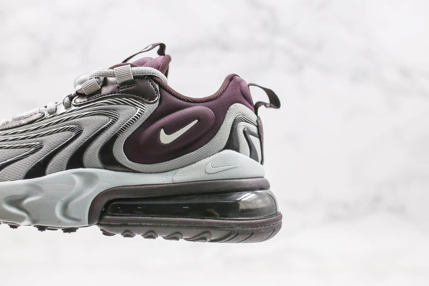 耐克Nike Air Max 270 Retro eng气垫鞋Max270纯原版本三代灰黑棕色后置半掌真气垫缓震原楦头纸板打造 货号:CK2595-600