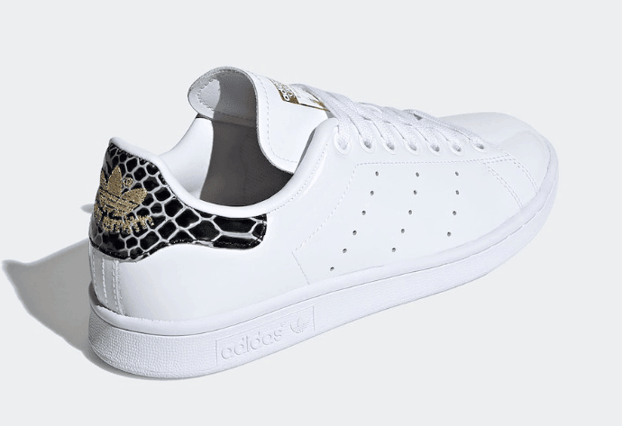 漆皮鞋身+狂野蛇纹!全新adidas Stan Smith现已发售! 货号:FV3422