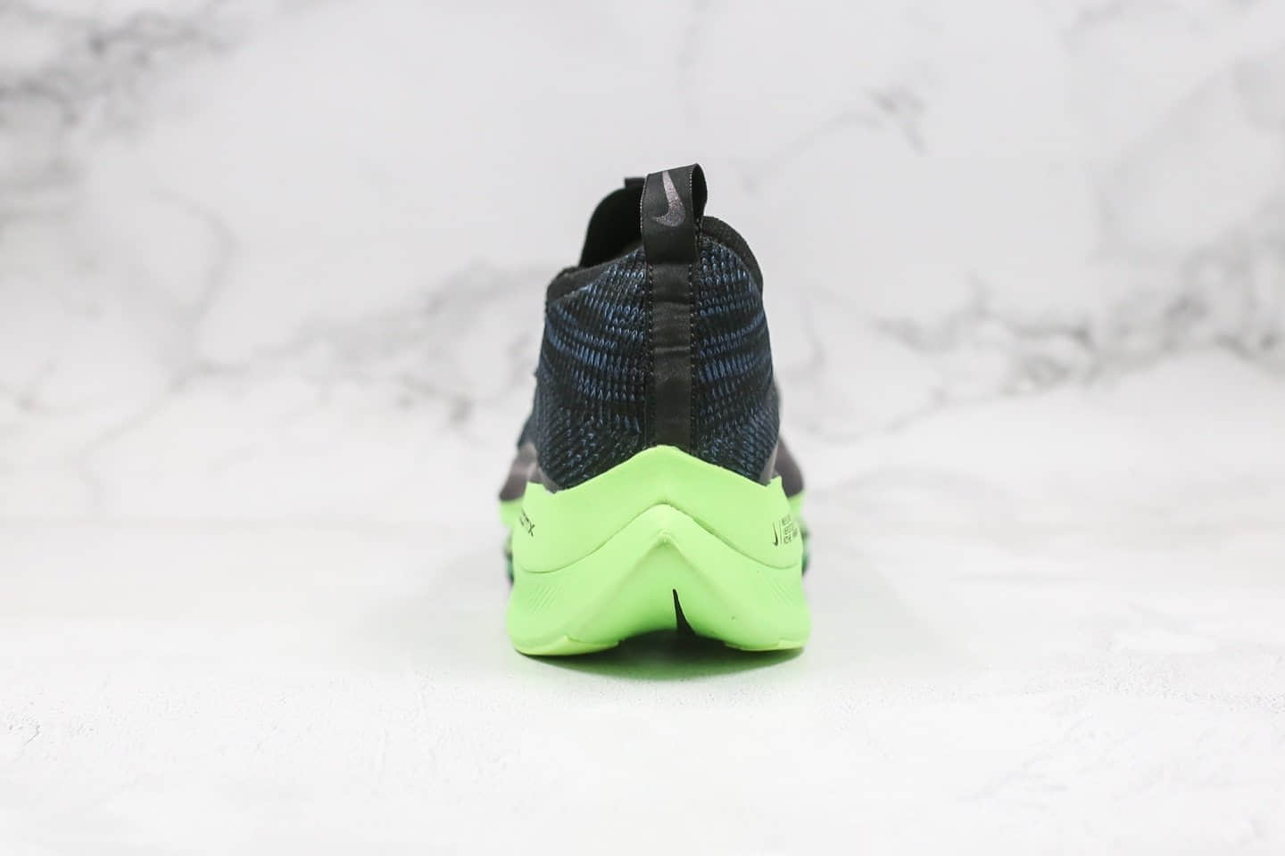 耐克Nike Air Zoom Tempo Next% x OFF-WHITE纯原版本联名款厚底增高鞋黑绿色内置可视Zoom气垫原厂一比一打造 货号:CI9925-400