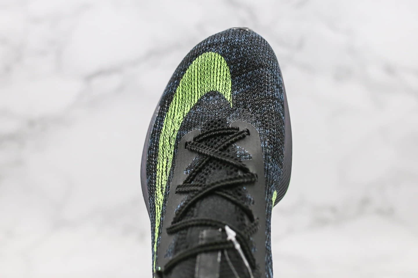 耐克Nike Air Zoom Tempo Next% x OFF-WHITE纯原版本联名款厚底增高鞋黑绿色内置可视Zoom气垫原厂一比一打造 货号:CI9925-400