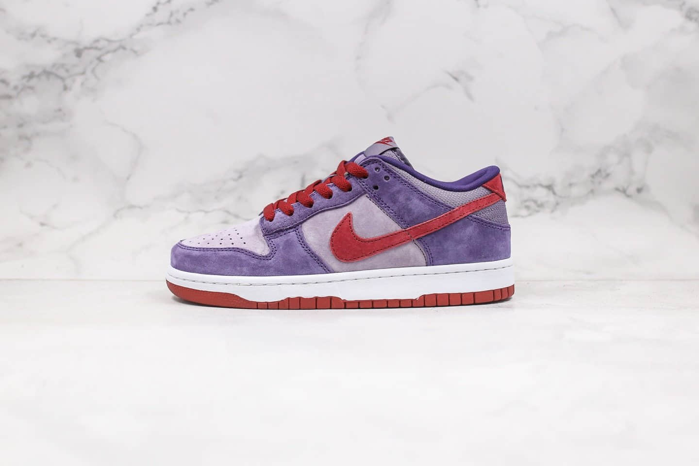 耐克Nike Dunk SB Low SP Plum纯原版本低帮DUNK板鞋树莓紫配色内置Zoom气垫原盒原标正确鞋面卡色 货号:CU1726-500
