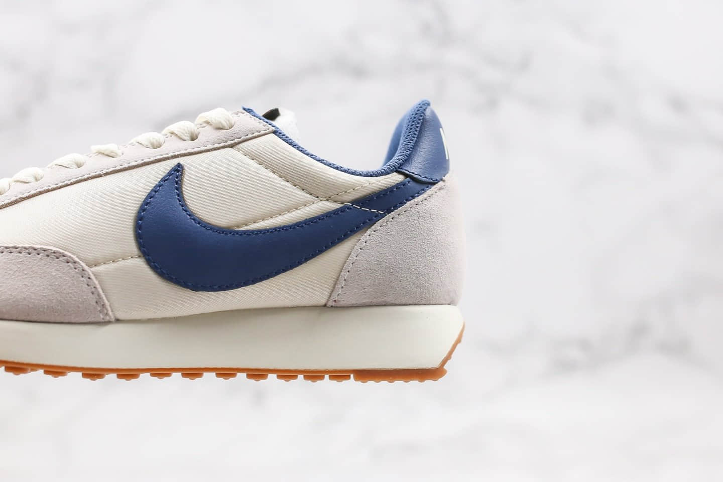 耐克Nike Air Tailwind 79公司级版本华夫复古慢跑鞋米白蓝色内置Sole气垫正确鞋面材质 货号:487754-011