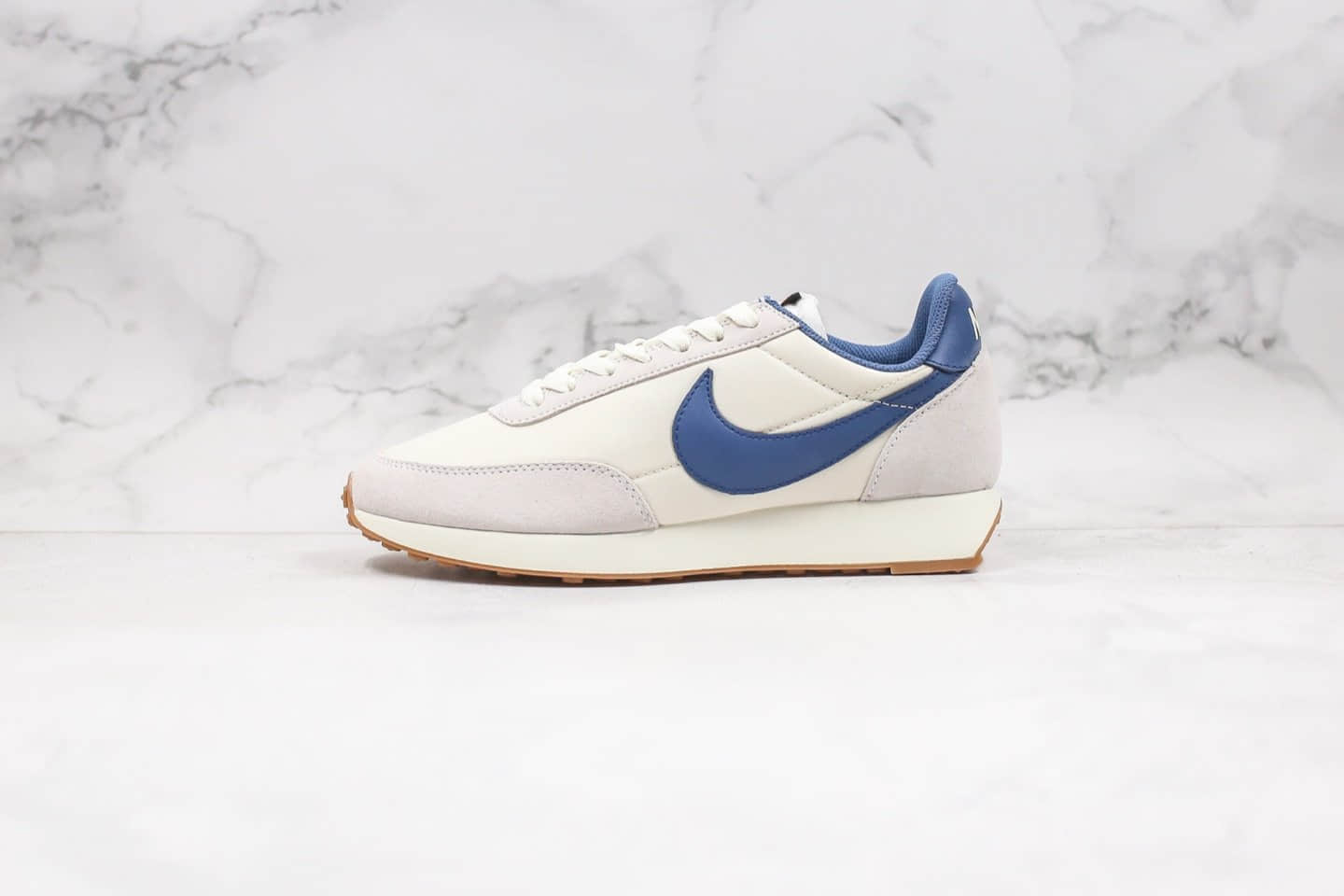 耐克Nike Air Tailwind 79公司级版本华夫复古慢跑鞋米白蓝色内置Sole气垫正确鞋面材质 货号:487754-011