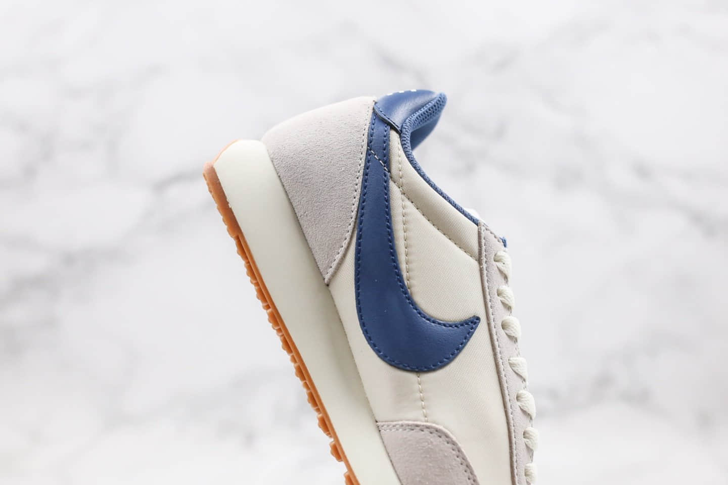 耐克Nike Air Tailwind 79公司级版本华夫复古慢跑鞋米白蓝色内置Sole气垫正确鞋面材质 货号:487754-011