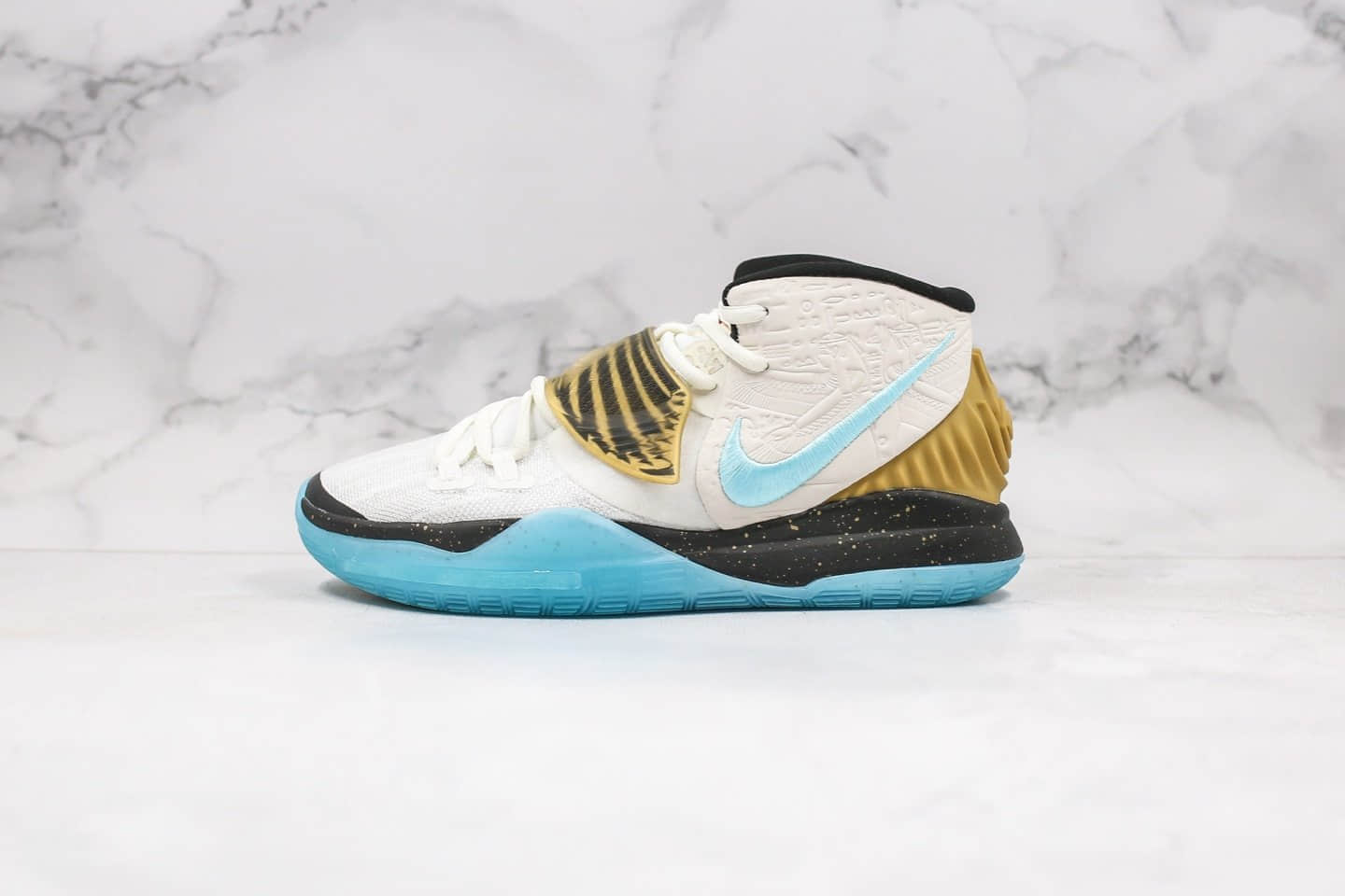 耐克Nike Kyrie 6 Golden Mummy x Concepts纯原版本联名款欧文6埃及法老配色内置气垫支持实战 (ID:32881) - 图片1