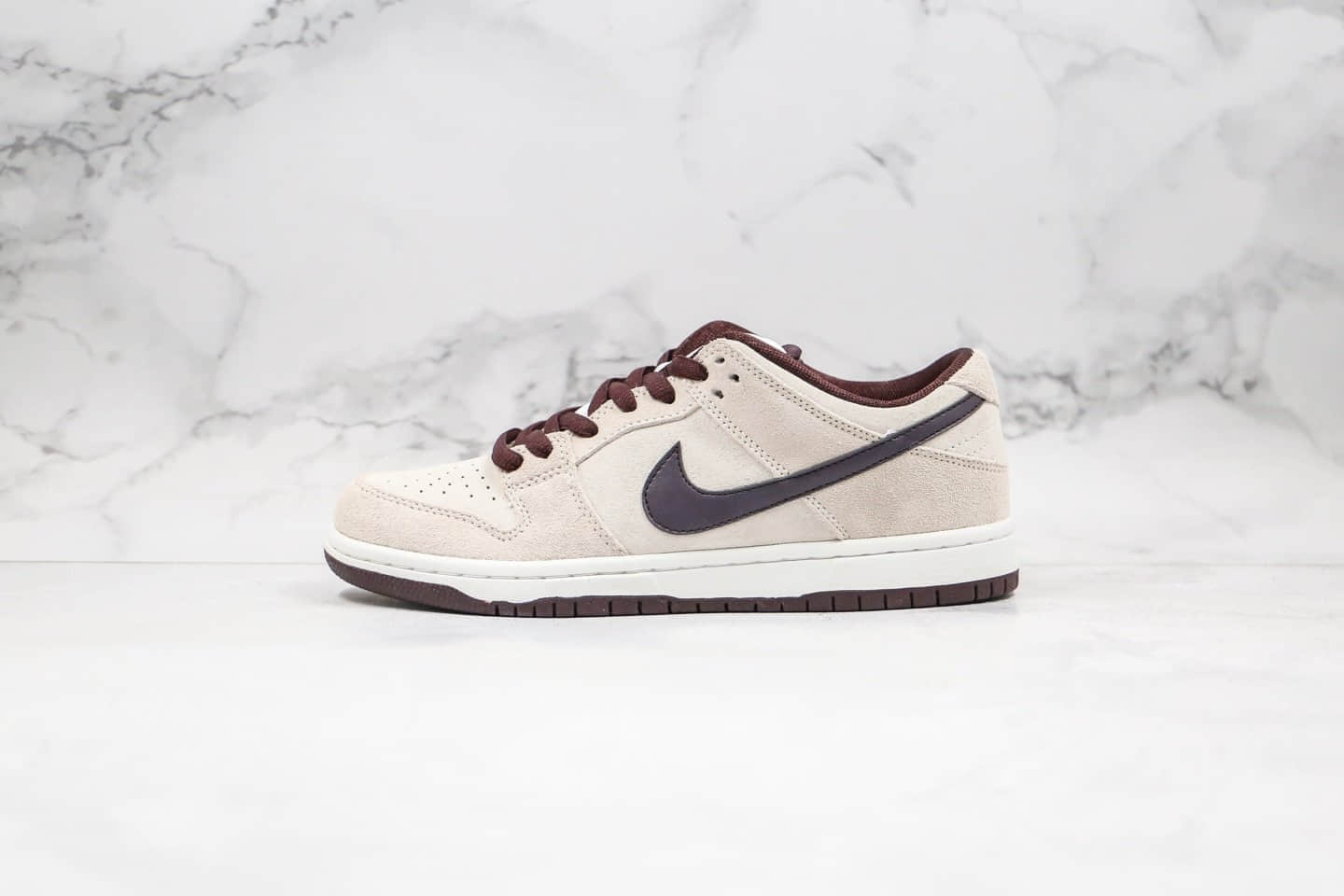 耐克Nike SB Dunk Low “Raygun”公司级版本低帮板鞋米白黑配色完美还原细节 货号:BQ6817-004