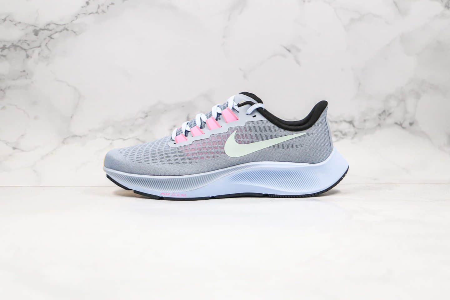 耐克Nike Zoom Pegasus 37纯原版本登月马拉松37代跑鞋原材料打造区别市面通货版本 货号:BQ9646-401