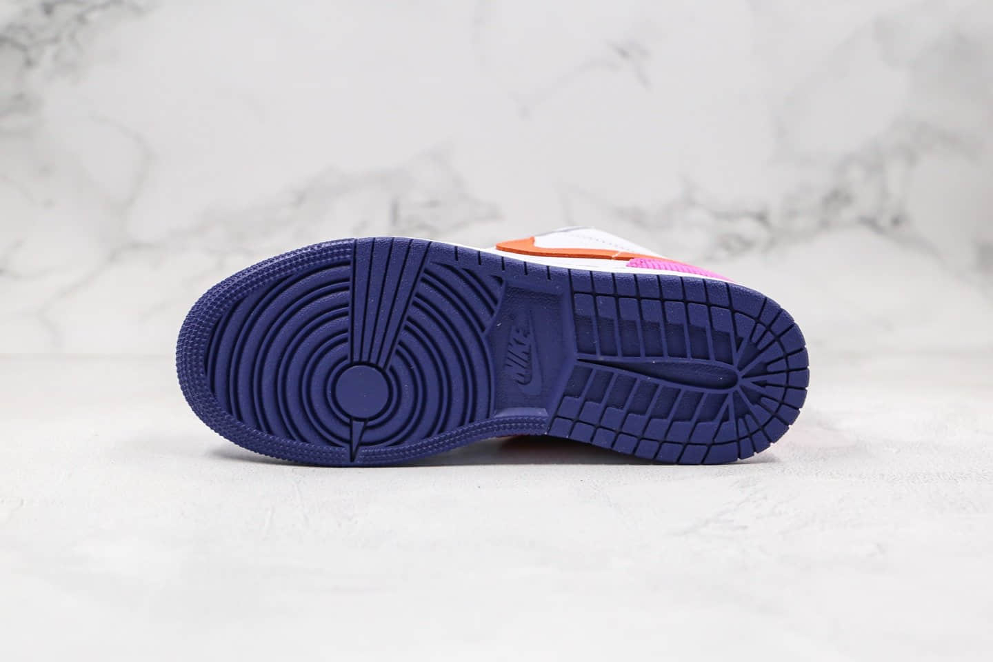 乔丹Air Jordan 1 Low GS Pink Corduroy纯原版本低帮AJ1白粉橙紫色拼接灯芯绒女神配色内置气垫原楦头纸板打造 货号:554723-502