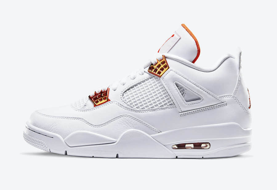 吸睛金属扣!AJ 4 “Metallic Pack” 两款配色官图释出!清爽抢眼!