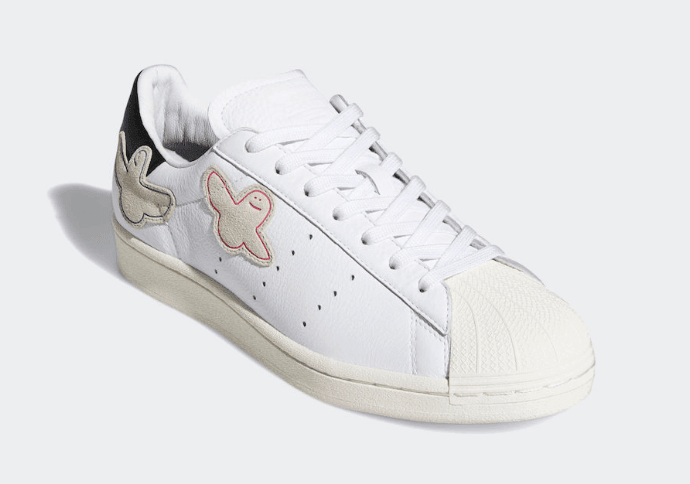 可爱插画图案点缀!Mark Gonzales x adidas贝壳头即将发售! 货号:FW8029