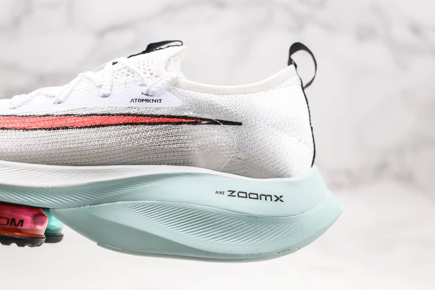耐克Nike Air Zoom Alphafly NEXT%「破 2」纯原版本马拉松气垫跑鞋灰蓝色内置纤维碳板加持原盒原标 货号:CI9925-010