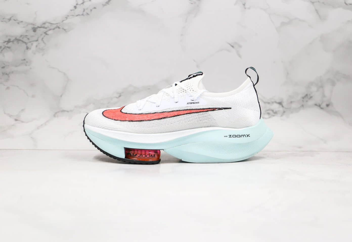 耐克Nike Air Zoom Alphafly NEXT%「破 2」纯原版本马拉松气垫跑鞋灰蓝色内置纤维碳板加持原盒原标 货号:CI9925-010