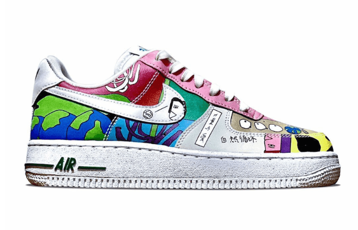 疑似地球日鞋款！Ruohan Wang x Nike AF1最新实物图曝光！ (ID:33924) - 图片1