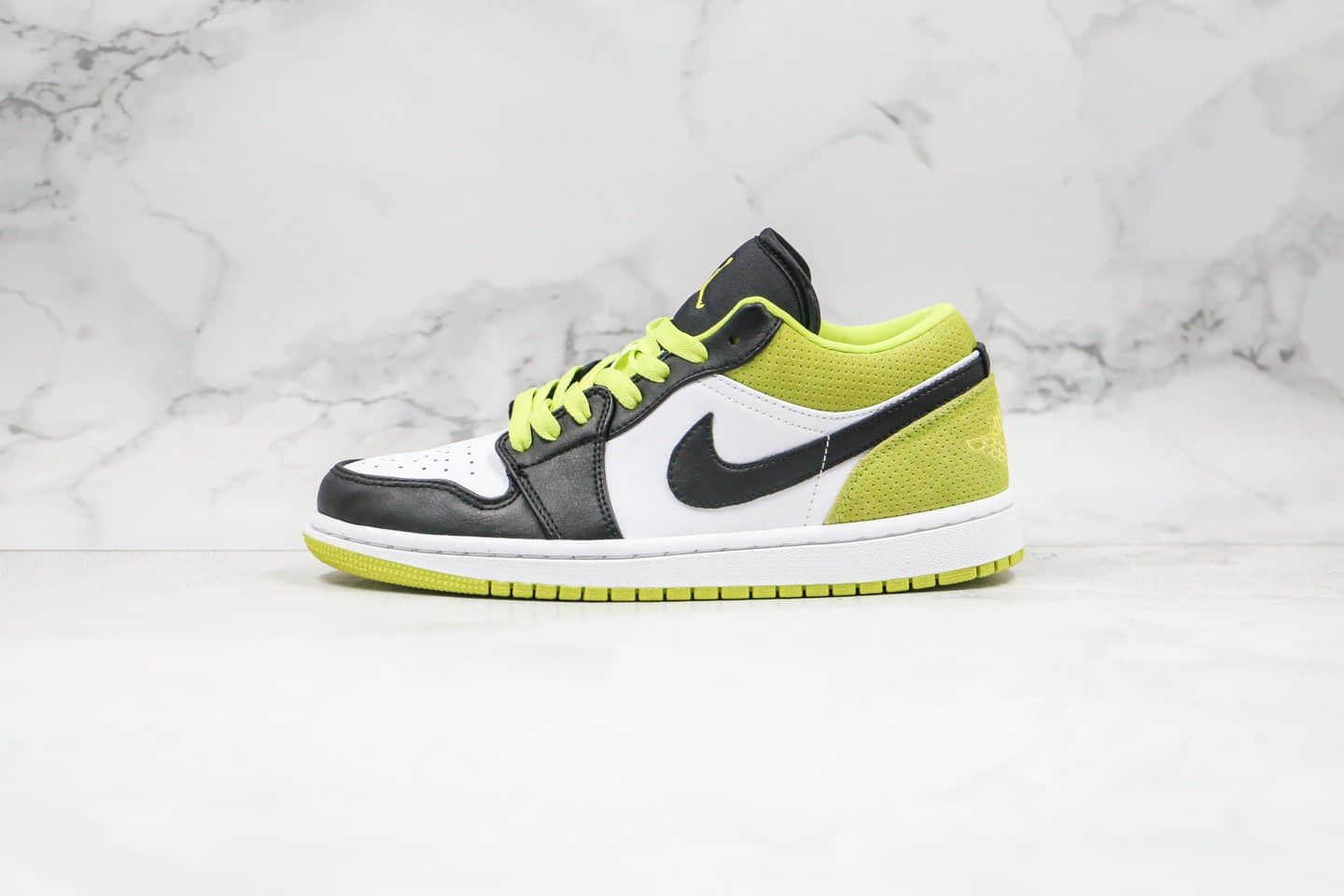 乔丹Air Jordan 1 green纯原版本低帮AJ1青草绿黑脚趾内置气垫原厂材料打造 (ID:33949) - 图片1