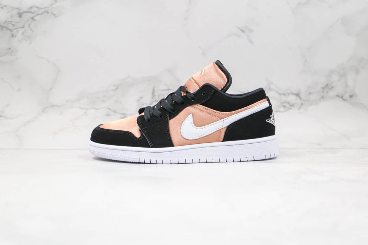 乔丹Air Jordan 1 Low纯原版本低帮AJ1玫瑰金色内置气垫原盒原标 (ID:33978) - 图片1