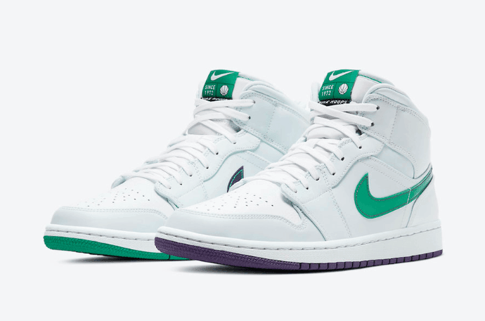 清新鸳鸯装扮！全新 Air Jordan 1 Mid月底发售！ (ID:34094) - 图片1